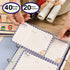 COFICE Recipe Book Binder 8.5x9.5 Recipe Ring Binder, 4x6 Cards and Tabbed Dividers, Seasoning Design
