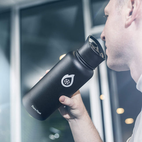 Explorer 32oz Insulated Water Bottle (Midnight Black)
