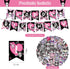 Kuromi Party Decorations,Birthday Party Supplies For Kuromi Party Supplies Includes Banner - Cake Topper - 12 Cupcake Toppers - 18 Balloons - 50 Kuromi Stickers
