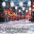 Christmas Decorations Lantern String Lights - 22.8 Feet Christmas Lights with 6 LED White Snowflake Projector, Lantern Projection Lights Waterproof for Indoor Outdoor Patio Window Holiday Show, White