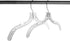 Quality Hangers Clear Hangers 12 Pack - Crystal Cut Hangers for Clothes - Durable Plastic Hanger Set - Invisible Dress Hangers for Suits - Heavy Duty Hangers - Nonslip Coat and Shirt Hangers