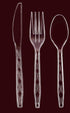Clear Plastic Cutlery | Heavy Duty & Solid Disposable Silverware Utensils Set | Perfect for Weddings, Buffets, Luncheon & More | 180 Forks, 120 Spoons & 60 Knives Combo Pack | 360 Count