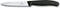 Victorinox 4-Inch Swiss Classic Paring Knife with Straight Blade, Spear Point, Black