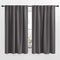 NICETOWN Blackout Curtain Panels for Living Room - (Grey Color) 52x54 inch, 2 Panels Set, Room Darkening Blackout Drapes for Window