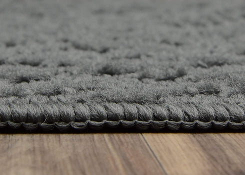 Garland Rug Ivy Vine Rug Mat Set, 2-Piece 18"x28" & 18"x28", Cinder Gray
