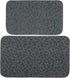 Garland Rug Ivy Vine Rug Mat Set, 2-Piece 18"x28" & 18"x28", Cinder Gray