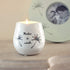 Pavilion Gift Company Plain Dandelion Make a Wish White Ceramic Soy Serenity Scented Candle