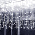kemooie Outdoor Christmas Lights, 400 LEDs 26.2FTx3.3FT Hanging Curtain Lights, Connectable 8 Lighting Modes for Christmas Decorations Bedroom Party Garden Decorations(White)
