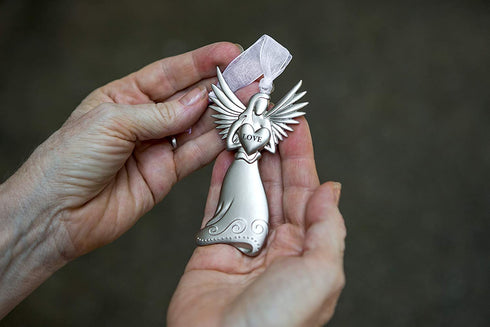‹‹Memorial/Remembrance Angel Ornament with Celebration of Life Poem- Sympathy Gift for Loss of Loved One/Memorial Ornament for Christmas Tree in Memory of Lost Loved Ones
