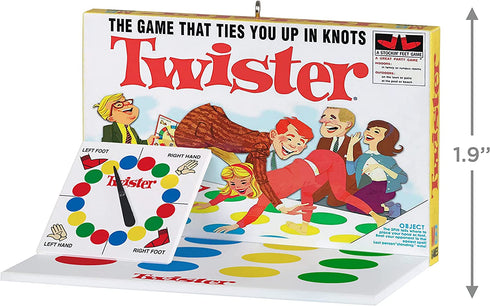 Hallmark Keepsake Christmas Ornament 2021, Hasbro Twister Family Game Night