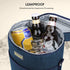 BALEINE 2 Bottle Wine Carrier - Insulated & Leakproof Wine Cooler Bag with Shoulder Strap for Picnic, Travel, BYOB Restaurant, Wine Gifts for Women (Blue, 2 Bottle)