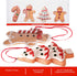 Gingerbread Christmas Ornaments - Man Boy Girl Tree Candy Cane Cookie Rustic Christmas Decorations Set of 4 - Claydough Christmas Tree Decorations - Christmas Tree Ornaments with Gift Box