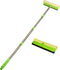 ITTAHO Multi-Use Window Squeegee, 2 in 1 Squeegee Window Cleaner with Long Extension Pole, Sponge Car Window Squeegee with 58" Long Handle for Gas Station, Glass,Shower,Outdoor High Window Cleaning