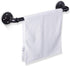18 Inch Industrial Pipe Towel Bar, Elibbren Bathroom Hardware Towel Bar Accessory, DIY Wall Mount Bath Towel Rack Holder, 1 Pack