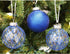 Sleetly Blue Ornaments for Christmas Tree Shatterproof Ball Decorations, 3.15", Set of 12