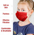 WeCare Kids Disposable Face Masks, 50 Pack Variety Colors, Individually Wrapped