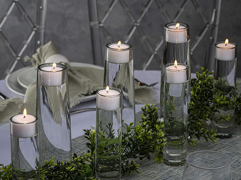 BOLSIUS 16 Unscented Tea Lights in Clear Cups - 9 Burn Hours - Premium European Quality - Consistent Smokeless Flame - 100% Cotton Wick - Dinner, Wedding, Party, Spa, Church, & Home Décor Tealights
