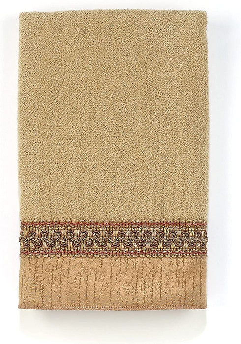Avanti Linens Braided Cuff Collection, Hand Towel, Gold