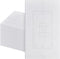 Wall Plate Insulation Gasket Outlet Insulation Gasket Light Switch Insulation Electrical Outlet Covers Draft Stopper Foam Gaskets Electric Outlet Insulators (White,100 Pieces)