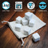 Whiskey Stones - Reusable Ice Cubes For Drinks - Big Ice Cubes For Whiskey - Whiskey Rocks Stones - Whisky Stones - Whiskey Stone - Whiskey Accessories - 9 White Marble Stones - Trixie and Milo