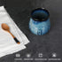 Ceramic Utensil Holder,Porcelain Utensil Crock Easy to Clean - 30oz (Gradient Blue)