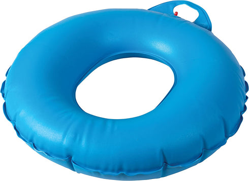 DMI Inflatable Ring Donut Seat Cushion Pillow FOR Hemorrhoid, Pregnancy, and Tailbone Pain, 16 Inches, Blue