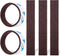 Felt Strips 10Pieces Pack 1"x 6" Self Adhesive Brown Furniture Felt Strips Anti Scratch Heavy Duty 5mm Thick Floor Protector for Rocking Chair for Hardwood Floor