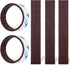 Felt Strips 10Pieces Pack 1"x 6" Self Adhesive Brown Furniture Felt Strips Anti Scratch Heavy Duty 5mm Thick Floor Protector for Rocking Chair for Hardwood Floor