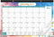 2022 Desk Calendar - Yearly Desk Calendar 2022, Desk/Wall Monthly Calendar Pad, 17" x 12", January 2022 - December 2022, Desk Calendar with Ruled Blocks, Note Section, Corner Protections