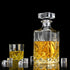 Hibekol Whiskey Decanter with Glass Stopper Lead-Free Glass 25.3 oz/ 750ml Decanter for Bourbon, Wine, Scotch, Vodka or Liquor€¦