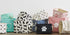 Bone Dry Pet Storage Collection Paw and Bone Print, Small Rectangle, Gray