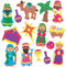 Baker Ross AT136 Nativity Foam Stickers - Pack Of 120, Christmas Arts And Crafts, Assorted