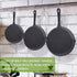 10 Inch Cast Iron Skillet Pan Small Frying Pan, Pre-Seasoned for Non-Stick Like Surface, Cookware Oven/Broiler/Grill Safe, Kitchen Deep Fryer, Restaurant Chef Quality