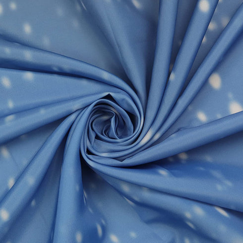 Snowflake Shower Curtain Blue Winter Holiday Sparkle Shiny Snow Bathroom Curtain for Kids Christmas Bathroom Decor Polyester Fabric Waterproof 60x72 Inch