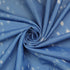 Snowflake Shower Curtain Blue Winter Holiday Sparkle Shiny Snow Bathroom Curtain for Kids Christmas Bathroom Decor Polyester Fabric Waterproof 60x72 Inch