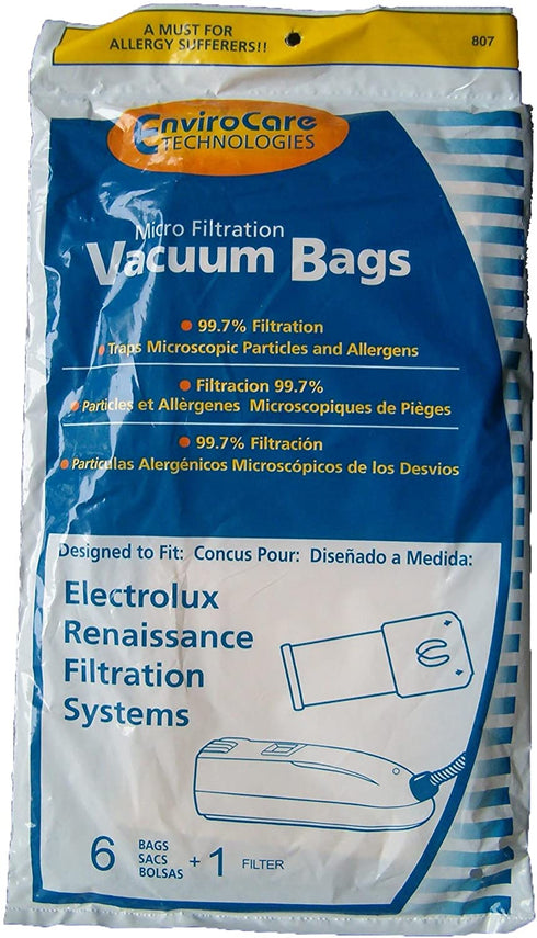 18 EnviroCare Replacement Designed To Fit Electrolux Renaissance Micro Filtration Style R Vacuum Bags + 3 Filters