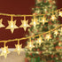 100 LED 32.8ft Star String Lights, Christmas Lights Battery Operated, Fairy Star Twinkle Lights for Bedroom Wall Indoor Outdoor Wedding Party Christmas Tree Garden Decorations
