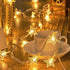 100 LED 32.8ft Star String Lights, Christmas Lights Battery Operated, Fairy Star Twinkle Lights for Bedroom Wall Indoor Outdoor Wedding Party Christmas Tree Garden Decorations