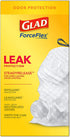 Glad Tall Kitchen Trash Bags, 13 Gal, White, 40 Ct