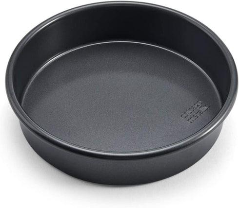 Chicago Metallic Professional Non-Stick Round Cake Pan, Gray,8-Inch