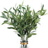 FUNARTY 5pcs 37" Tall Artificial Olive Branches for Vases Greenery Stems with 270 Olive Leaves, Fake Eucalyptus Branches for Vase Bouquets Wedding Floral Arrangement, Greenery Decor