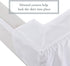 Bed Maker™s Never Lift Your Mattress Microfiber Wrap-Around Bed Skirt, Gathered Ruffled Style, Classic 14 Inch Drop Length, Full, White