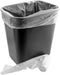 Space-Saving Trash Can and 100x 4 Gal. Leak-Proof Liners Set. Small Black Plastic Wastebasket and Clear Bags Great for Bathroom, Kitchen or Home Office. Garbage Bin Fits Under Most Desks and Cabinets