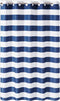 Hookless Cabana Stripe Shower Curtain with Peva Liner, 71 in x 74 in, Navy