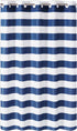 Hookless Cabana Stripe Shower Curtain with Peva Liner, 71 in x 74 in, Navy