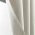 Farmhouse Home Decor Room Darkening Cream Beige Small Grommet Curtain Tiers for Kitchen Laundry Room Door 30 Inches Long Short Blackout Curtains Wide 34 by 30L Length Set 2 Panels