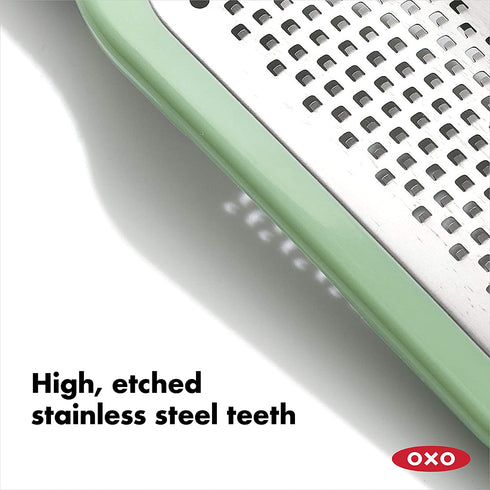 OXO Good Grips Etched Ginger & Garlic Grater, Green,us:one size