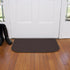 Ritz Accent, Stain Resistant Kitchen Floor Rug, with Non Slip Latex Backing, 18-inch by 30-inch, Chocolate Brown