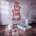 Coffee Cup Metal Wall Art, Farmhouse Kitchen Restaurant Decor Coffee Bar Sign, Red