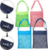 Rimobul Sand Away Beach Treasures Seashell Pocket Mesh Bags - Set of 4(Large)